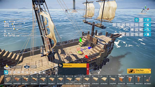 Sea of Craft là trò chơi giả lập đóng tàu dựa trên cơ chế vật lý thực