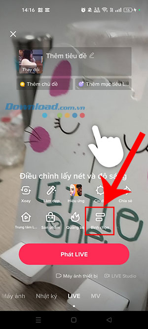 tao binh chon livestream TikTok 3*405238