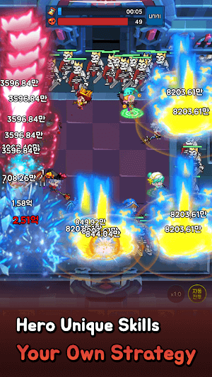 Sử dụng các kỹ năng độc đáo của nh hùng theo chiến thuật của bạn