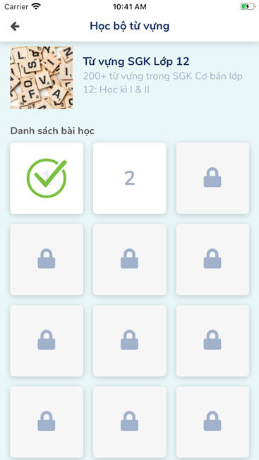 Kho từ vựng Tiếng Anh