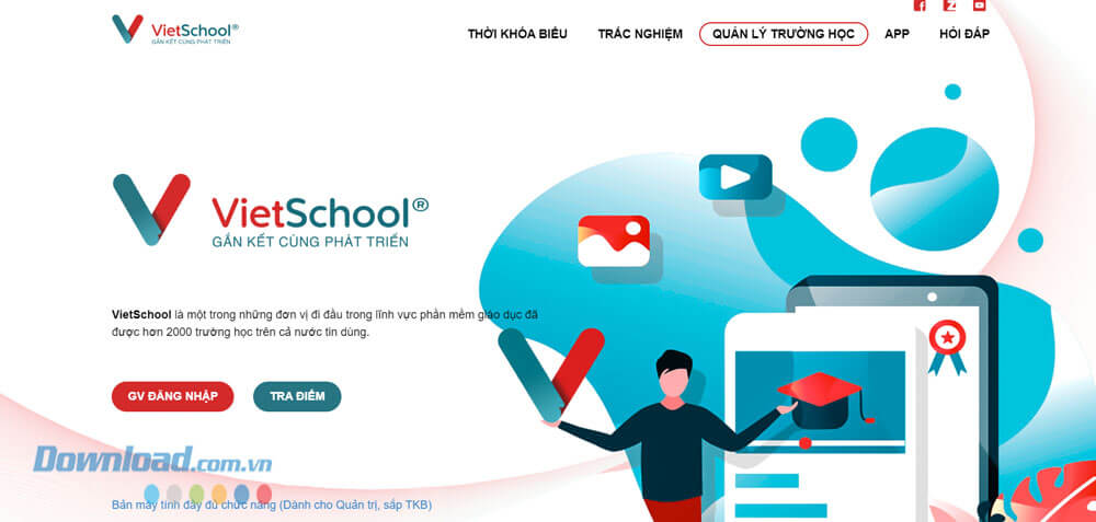 VietSchool Online: Giải pháp quản lý trường học trực tuyến toàn diện và hiện đại. https://st.download.com.vn/data/image/2023/03/16/vietschool-online-1.jpg