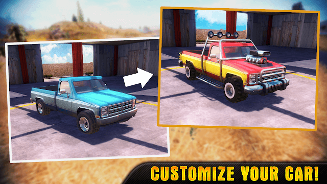 Tùy chỉnh chiếc xe của bạn trở nên thật độc đáo trong game OTR - Offroad Car Driving Game