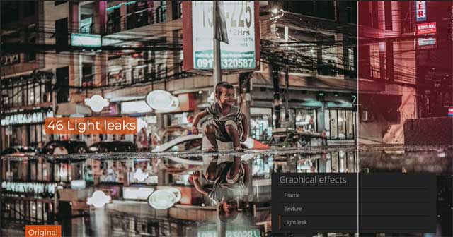 Phần mềm này cho phép người dùng sử dụng nhiều hiệu ứng khác nhau lên ảnh của mình