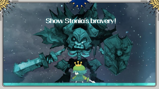 Bạn cùng Luna chống lại Chúa tể Bóng tối trong game Tap Dragon: Little Knight Luna