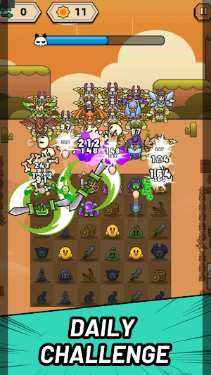 Slime Legion có các thách thức hàng ngày thú vị