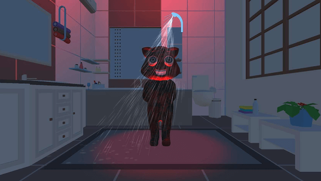 Tắm rửa cho mèo Joe