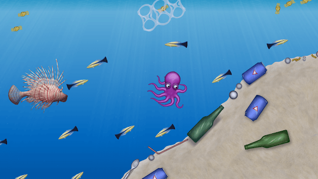 Trở thành bạch tuộc và dọn sạch mọi thứ ở vùng biển Caribe trong game Tasty Planet Forever