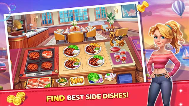 Mary's Cooking có đồ họa đầy màu sắc