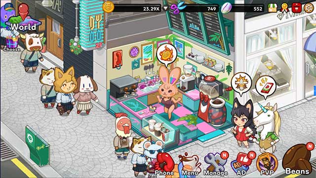 Paka Coffee có lối chơi mới lạ