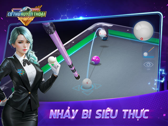 Bida 3D ZingPlay: Cơ Thủ Huyền Thoại - Hiệu ứng nhảy bi siêu thực