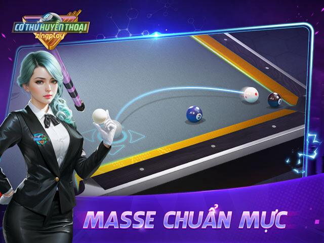 Bida 3D ZingPlay: Cơ Thủ Huyền Thoại - Masse chuẩn mực