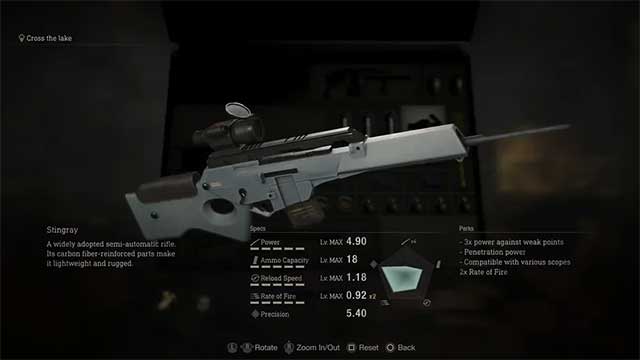 Stingray là một khẩu súng bắn tỉa bán tự động