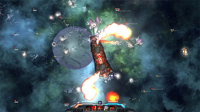 Nienix: Cosmic Warfare là trò chơi chiến tranh không gian trong thế giới mở rộng lớn