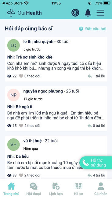 Hỏi đáp cùng bác sĩ