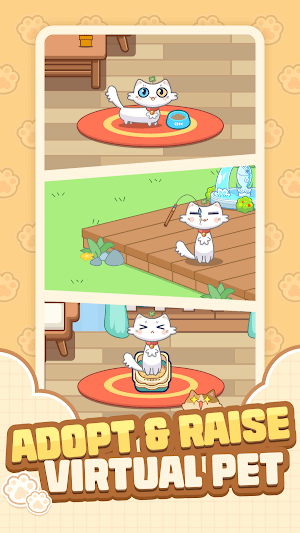 Cat Time cho bạn nhận nuôi những con mèo ảo dễ thương
