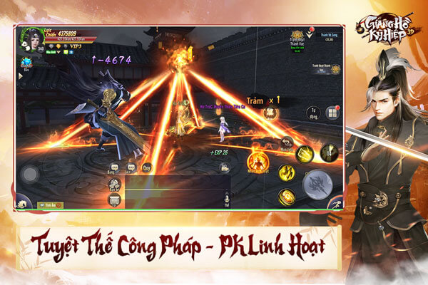 Tuyệt thế công pháp - PK linh hoạt