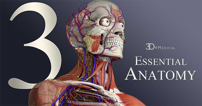 Essential Anatomy 33.3.0Atlas giải phẫu người 3D cực chuẩn