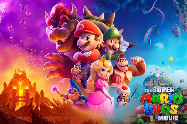 Poster phim hoạt hình Anh Em Super Mario chiếu rạp từ 7/4