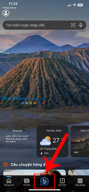 Bing AI mobile 2*408150