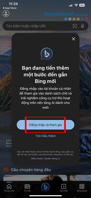 Bing AI mobile 3*408151