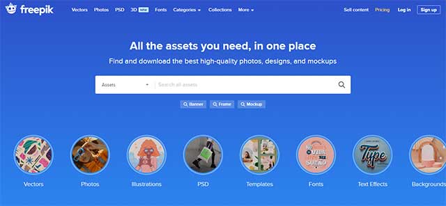Freepik giúp người dùng tìm ảnh chất lượng cao, ảnh vector, hình minh họa và tệp PSD