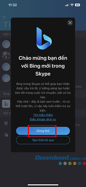 Skype Bing AI 6*408184