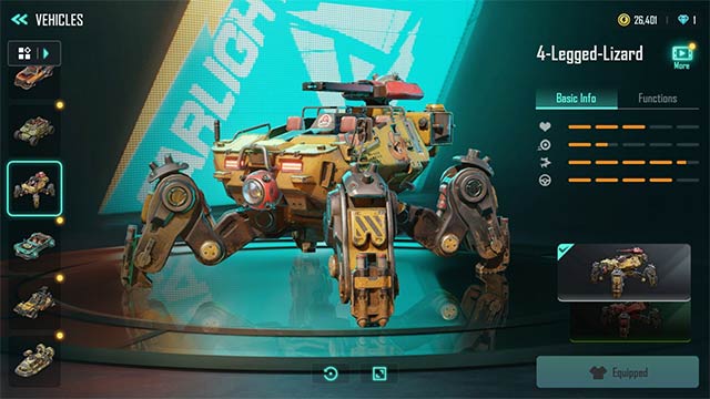 Tạo ra những cỗ máy chiến đấu ưu tú với khả năng nâng cấp không giới hạn