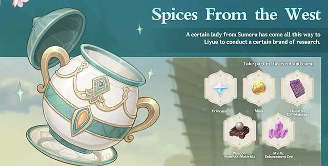 Spices from the West sẽ cung cấp cho bạn 420 Primogem