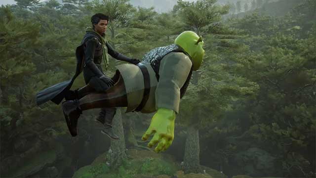 Shrek Broom sẽ biến cây chổi của bạn thành Shrek