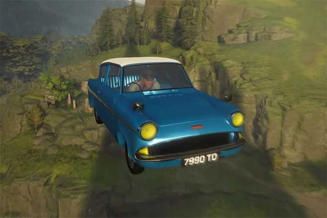 Sau khi cài đặt, bạn có thể lái chiếc Ford Anglia trong Hogwarts Legacy