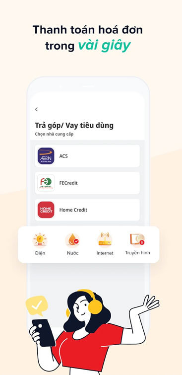 Thanh toán hóa đơn nhanh chóng