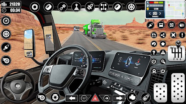 Game Real Truck Parking Games 3D cho bạn trải nghiệm lái xe chân thực