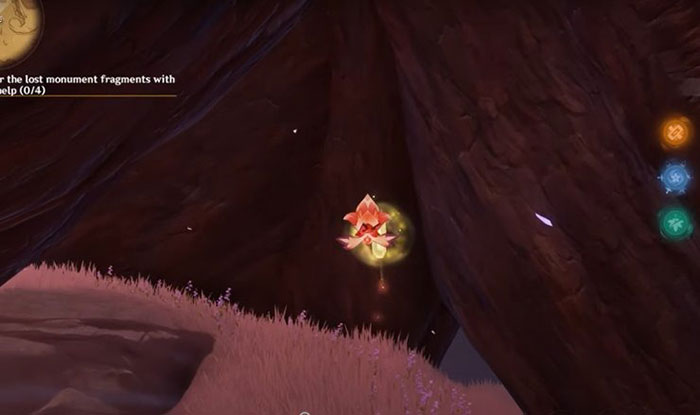 Vị trí mảnh văn tự tại Đồi Barsoni