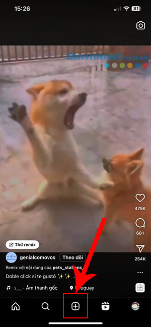 an like Instagram Reels 1*410167