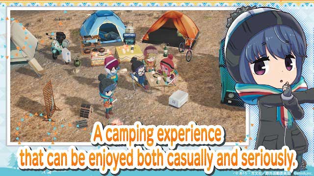 Laid-Back Camp All -in -one là game được chuyển thể từ bộ manga/anime Yuru Camp