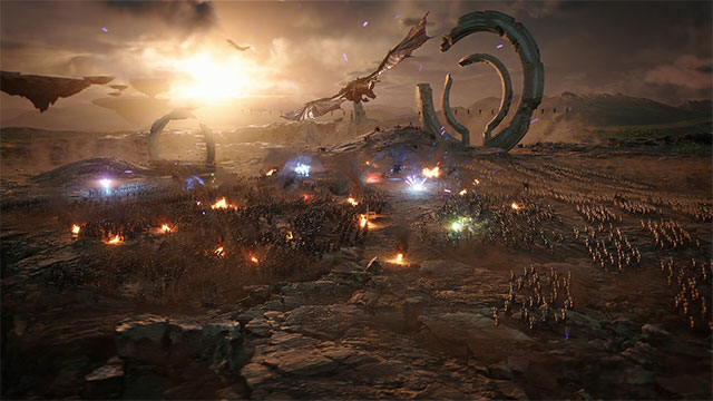 Mục tiêu trong game Immortals of Aveum là giải cứu vùng đất Aveum chìm trong chiến tranh 