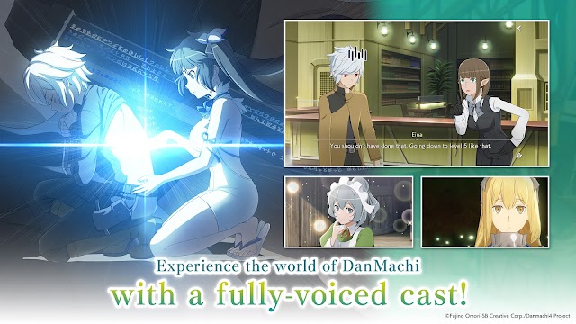 Trải nghiệm thế giới DanMachi được lồng tiếng đầy đủ trong game DanMachi BATTLE CHRONICLE