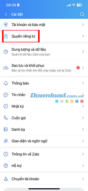 tang cuong bao mat Zalo 8*410747