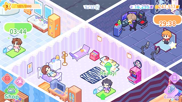 K-Pop Academy có đồ họa dễ thương và lối chơi đa dạng