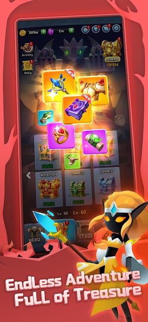 Chest Adventure là một cuộc phiêu lưu vô tận với đầy kho báu