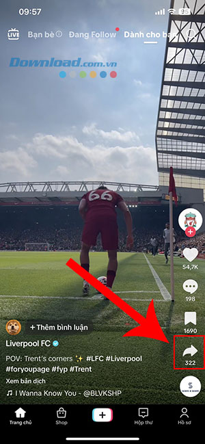 TikTok hoan tac video dang lai 1*411101