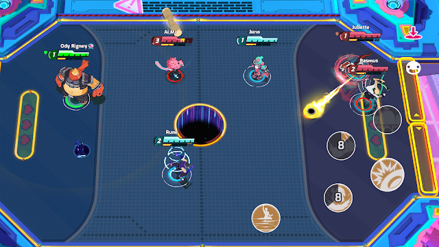 Tham gia trận đấu bóng phong cách đấu trường MOBA đầy cạnh tranh trong game Omega Strikers