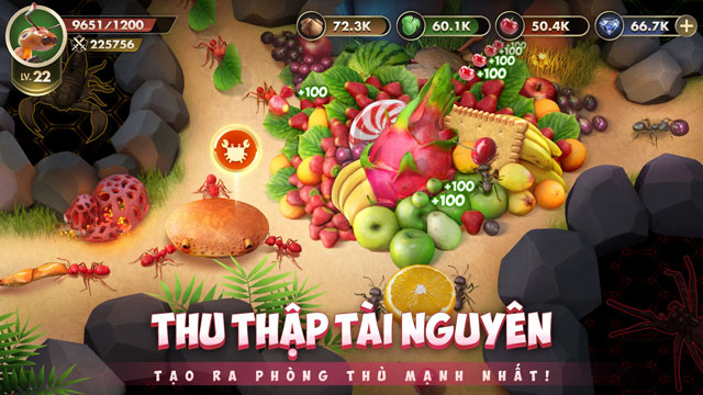 Thu thập tài nguyên - Tạo ra phìng thủ mạnh nhất