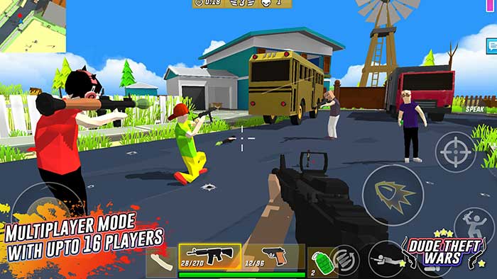 Chế độ nhiều người chơi cho phép tới 16 game thủ cạnh tranh cùng lúc