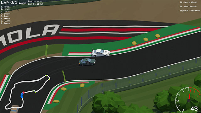 Iso Racer là game đua xe vừa cổ điển vừa hiện đại, lối chơi dựa trên cơ chế vật lý thực