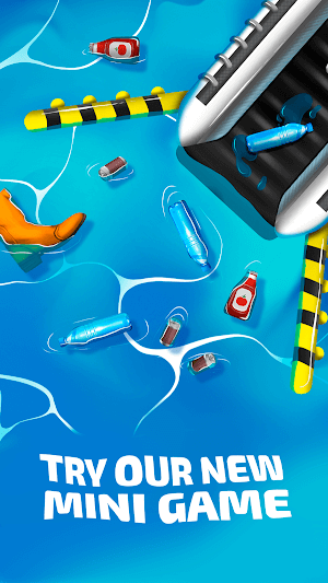 Idle Ocean Cleaner là một game mang tính giáo dục về việc dọn rác ở đại dương