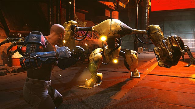 Đánh bại dị nhân hung tợn, chiến binh và mech khổng lồ trong khi chơi KIBORG game