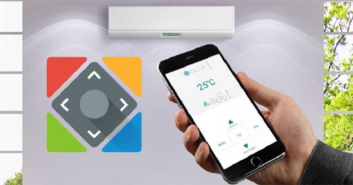 Bạn có thể điều khiển điều hòa thông qua Smart IR Remote