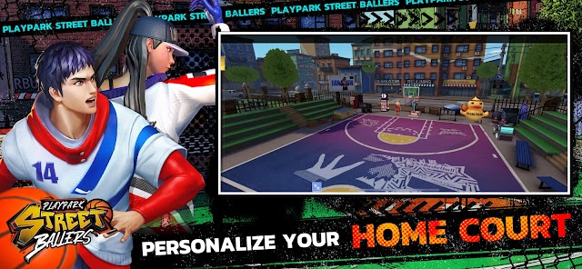 Tùy chỉnh sân bóng rổ theo phong cách của riêng bạn trong game PlayPark StreetBallers