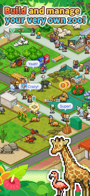 Xây dựng và quản lý vườn thú của riêng bạn trong game Zoo Park Story